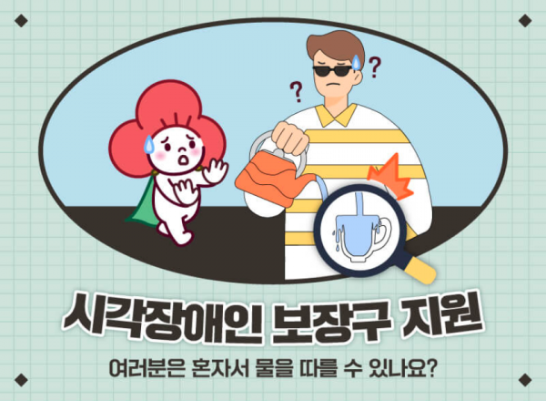 시각장애인 보장구 지원